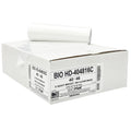 Aluf Plastics 45 Gallon Clear Trash Bags (250 Count) With BioFlex Technology - 40" x 48" - 16 Micron Equivalent High Density Garbage Bags