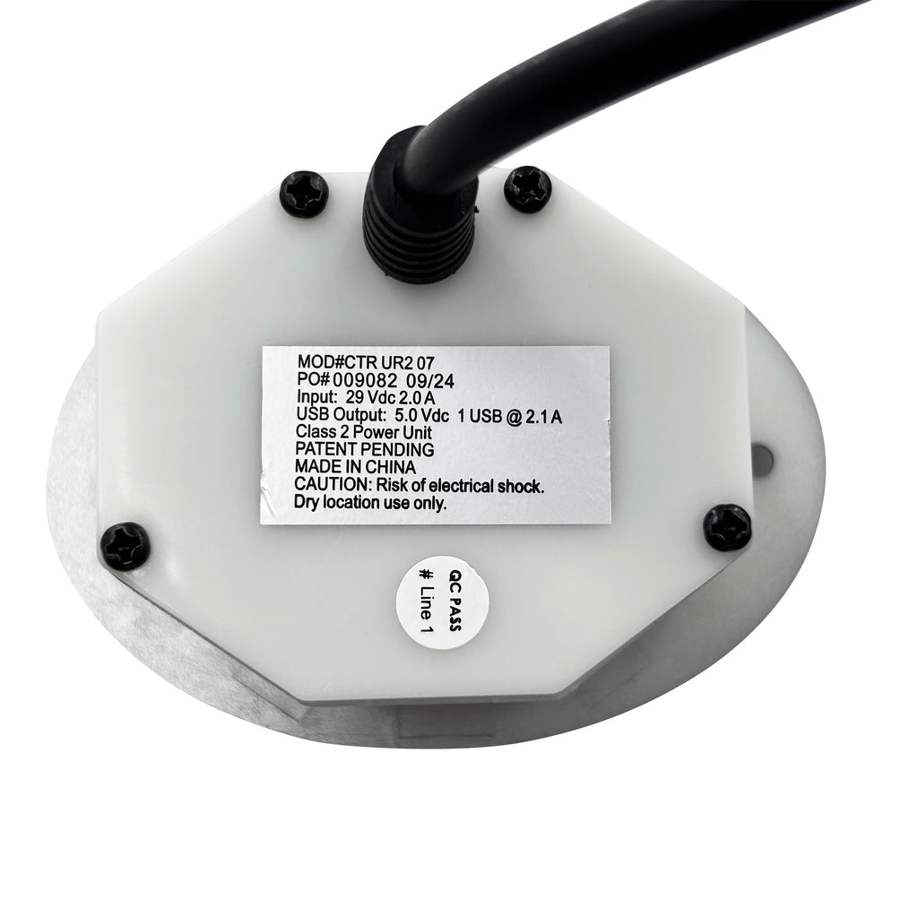 Power Recliner Raffel Systems 7 Button 5 Pin Hand Control Model CTR UR2 07 Replacement with USB and Memory Plus Buttons