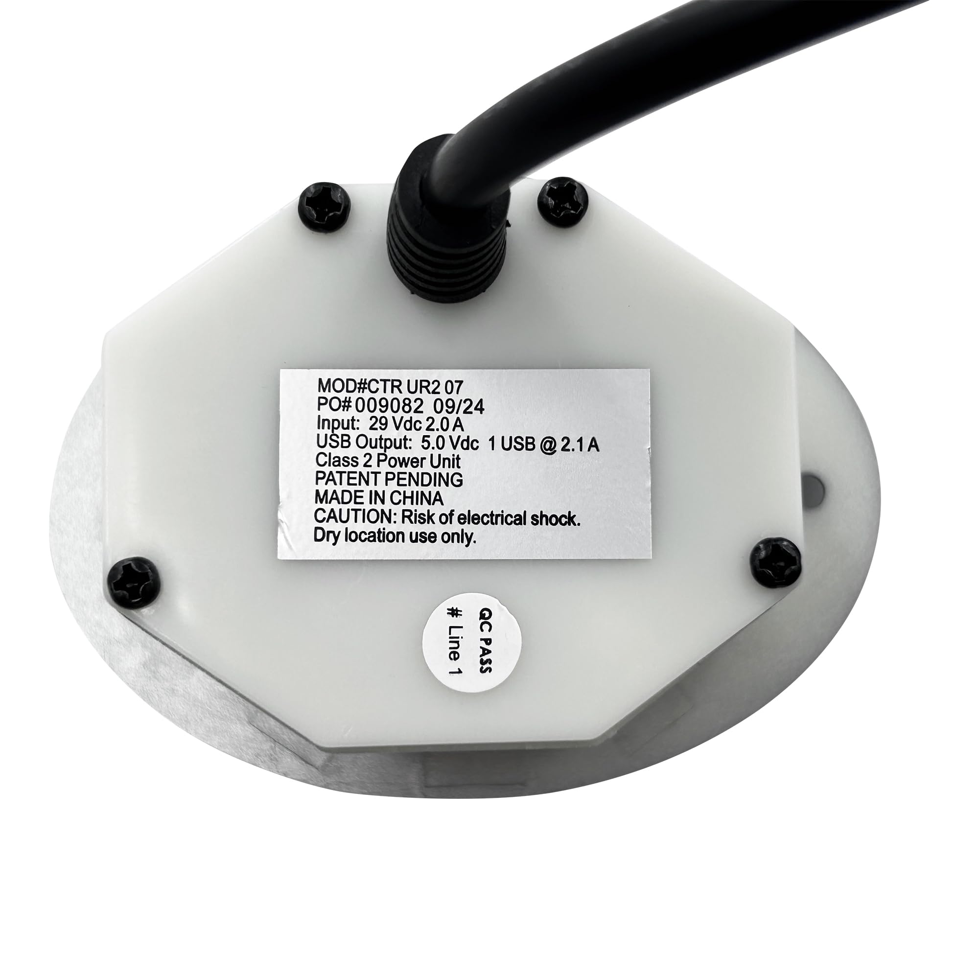 Power Recliner Raffel Systems 7 Button 5 Pin Hand Control Model CTR UR2 07 Replacement with USB and Memory Plus Buttons