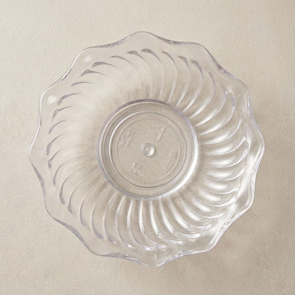 Elsjoy 12 Pack 7 oz Plastic Reusable Dessert Bowls, Small Clear Plastic Bowls Unbreakable Snack Bowl for Ice Cream, Candy, Fruits