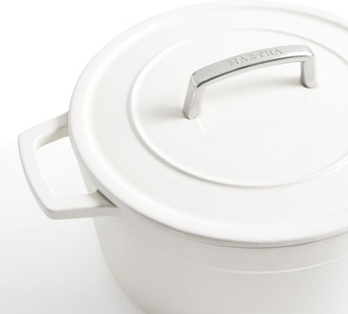 Martha by Martha Stewart 7 QT Enameled Cast Iron Dutch Oven - Crescent Moon Finish