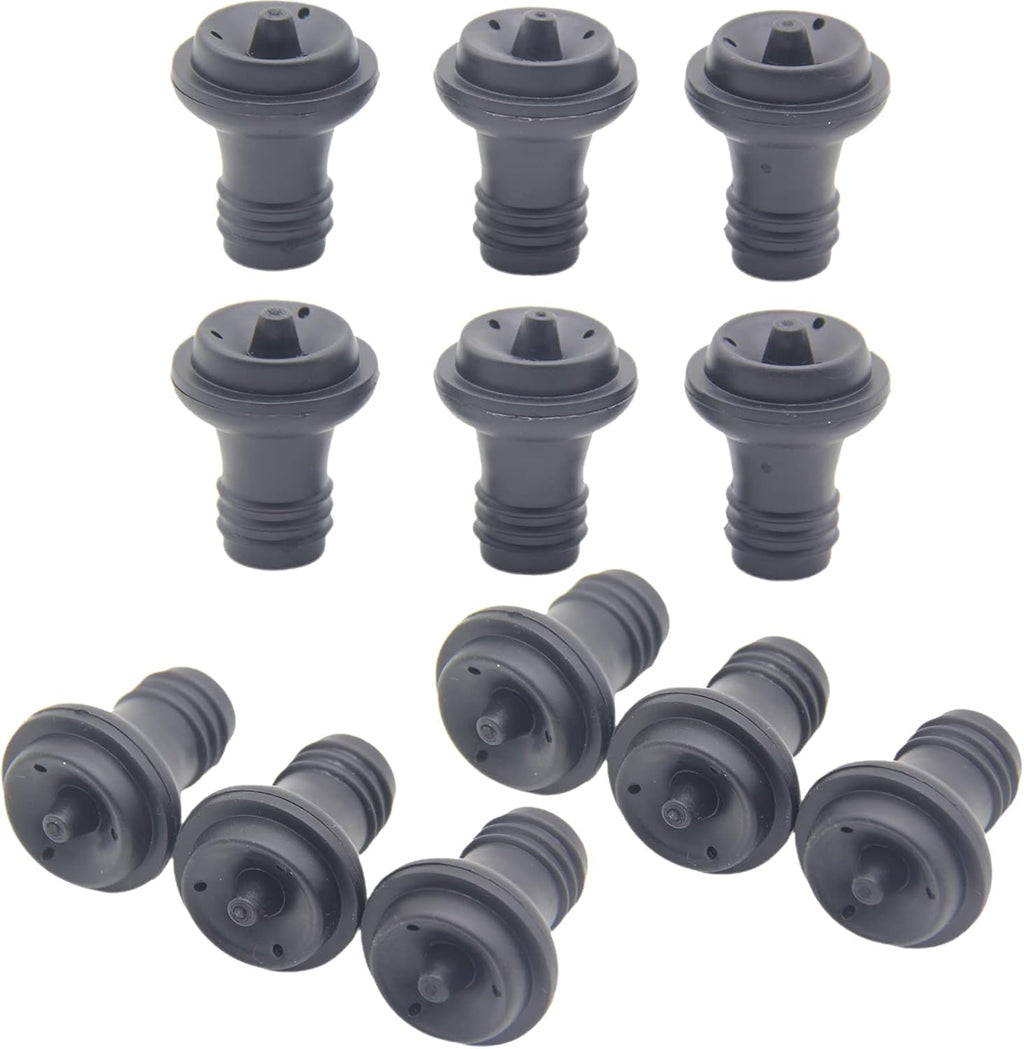 Wine Bottle Stopper, Wine Saver Vacuum Stoppers, Wine pump Vacuum Stoppers, Pack of 12, Rubber Wine Stoppers for Wine Saver Vacuum Pump Preserver, Solid stoppers Fit Every Bottle, Keep Wine Fresh