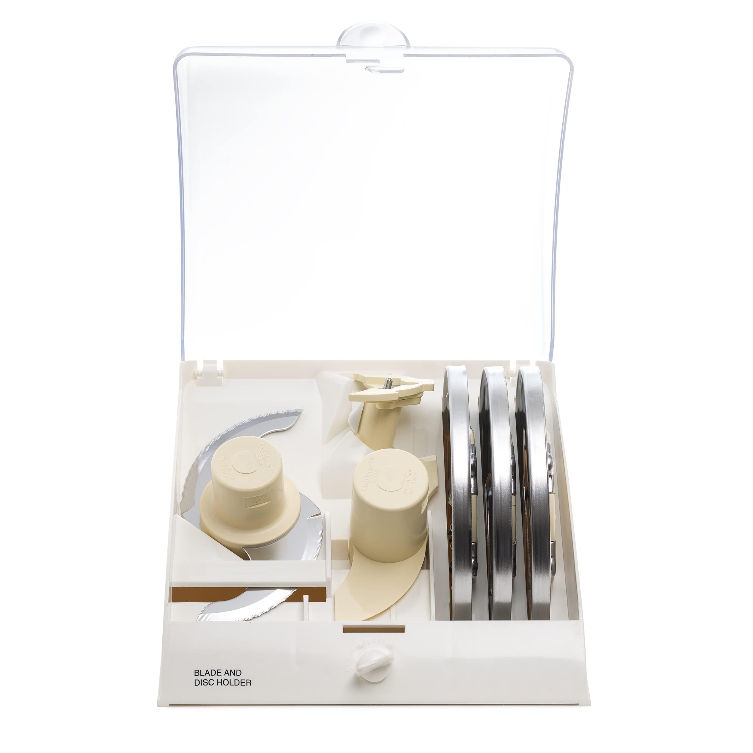 Cutting Blade and Disc Holder Storage for Cuisinart Food Processor Accessories BDH-2 (fits blades for DFP-11, DFP-14, DLC-10C, DLC-10S, DLC-10SY, DLC-10SYP1, DLC-2011, DLC-2014, DLC-8S and DLC-8SY)