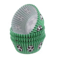 HARFINGTON 100 Count Cupcake Liners Soccer Cupcake Cups Standard Size Muffins Liners Papers Baking Cups Wrappers Greaseproof for Party Wedding Birthday