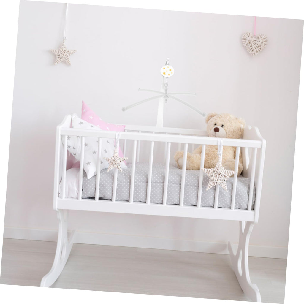 CIYODO Baby Crib Mobile Arm and Bed Bell Holder for Bassinet Toys Hanging Rack DIY Music Toy Decoration for Nursery