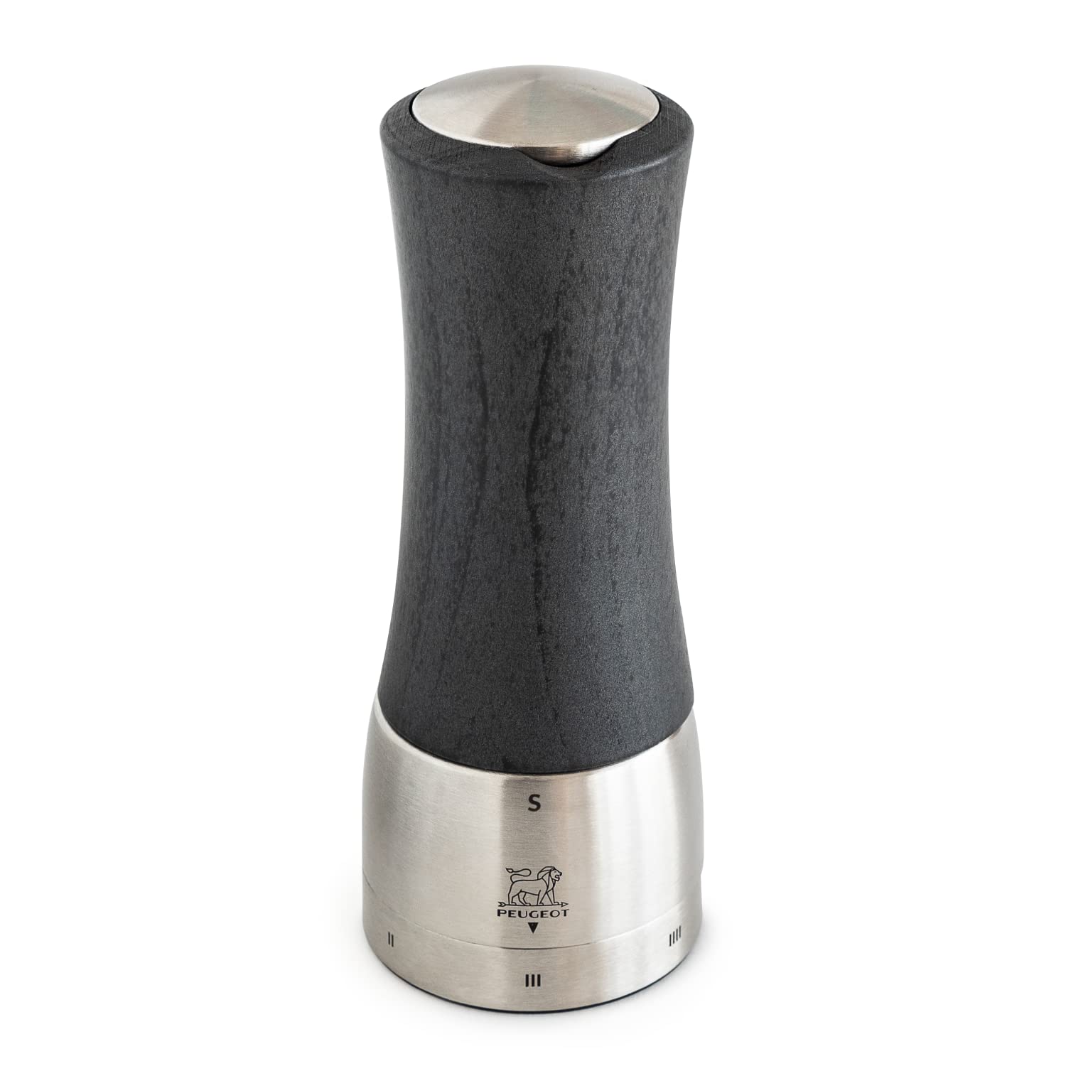 Peugeot - Madras u'Select Manual Salt Mill - Adjustable Grinder - Stainless Steel & Beechwood, Graphite