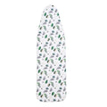 Yizunnu Ironing Board Cover and Pad,19x55 inch Extra Large and Thick Padding,Stain Resistant Heat Resistant Cotton Padding,Elastic Edge and Hook and Loop Adjustable Fastener(Leaf)