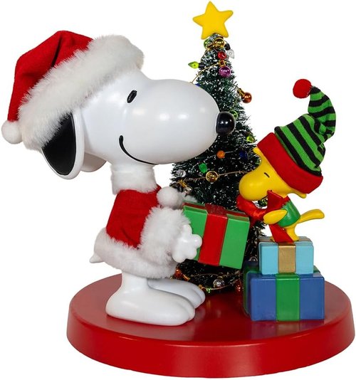 Kurt Adler Peanuts® Snoopy & Woodstock Table Piece - Charming Holiday Decor for Any Space