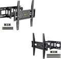 USX MOUNT TV Wall Mount - Dual Articulating Arms for 32-74 Inch Flat Screen | Swivel & Tilt Features