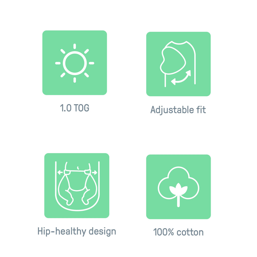 SwaddleMe by Ingenuity Monogram Collection Baby Swaddle, 100% Cotton, Improves Sleep & Calms Startle Reflex, 0-3 Months, Pocket Fold Design for Easy Changes, 1.0 TOG, 1-Pack - Sunset Space