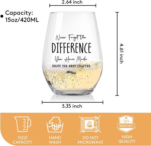 New Job Gifts Wine Glass, Farewell Gifts for Coworkers Women Men, Funny New Job Glass and Wine Bag Set, Going Away Gift for Friends Boss Colleague, Pairs Well With a New Chapter of Your Life