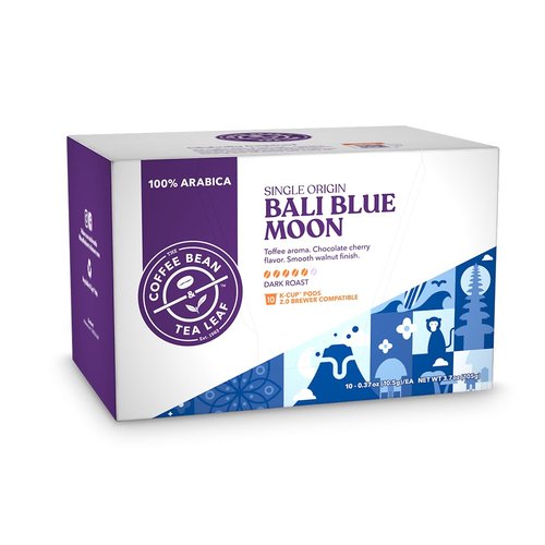 Bali Blue Moon Single Origin Coffee K-Cups (Dark Roast, 10ct)
