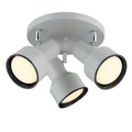 Westinghouse Lighting Remick Three Light Indoor Multi-Directional Flush Mount Ceiling Fixture, Off White Finish