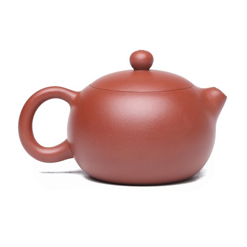 SILINE Fine Yixing Clay Teapot Series,Chinese Genuine Handmade Tea Pot 7.8 Oz with Filter,Infuse Brew Kungfu Tea Maker (Xishi,Yixing Zhuni Red Clay)