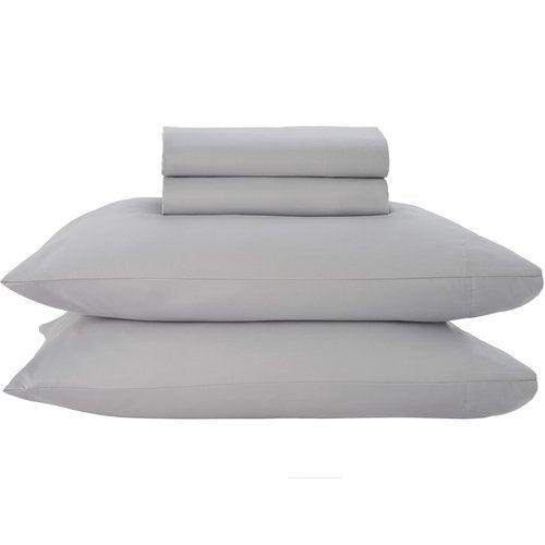 Nourison Home Dreamscape Solid Grey King 4-piece Bedding Sheet Set