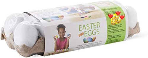 DIY Dyable Craft Eggs - 12 Plastic Decorating Eggs | No Cooking Required by Walmart