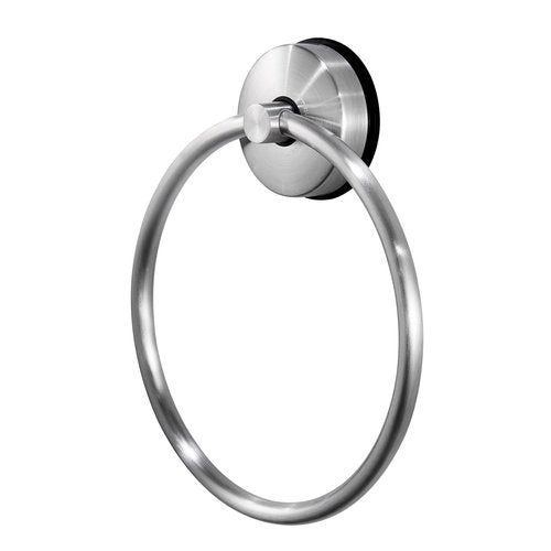 JOMOLA Towel Ring Suction Towel Holder for Bathroom Stainless Steel Kitchen Towel Rail Rack Drill Free Bath Towel Holder Bathroom Accessories Brushed Finish