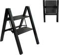 Foldable 2-Step Stool - Ultra-Lightweight Design with Wide Pedals & 330lbs Capacity | Ideal for Home & Office Use