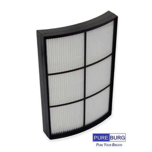 PUREBURG Replacement Filter Compatible with PureZone Breeze Tabletop Air Purifier PECOMPAP Filter Part # PECOMFIL, 2-Pack H13 True HEPA & 4 Activated Carbon Pre-Filters For Air Clean