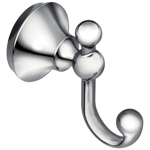 Moen YB5203CH Wynford Robe Hook, Chrome