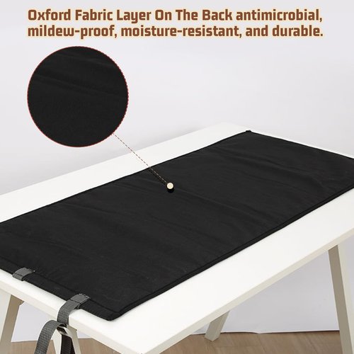 Over The Door Steamer Pad With Heat-Resistant Glove Steamer Board for Clothes Hanging Ironing Board Over The Door Portable Ironing Mat for Home And Travel Use