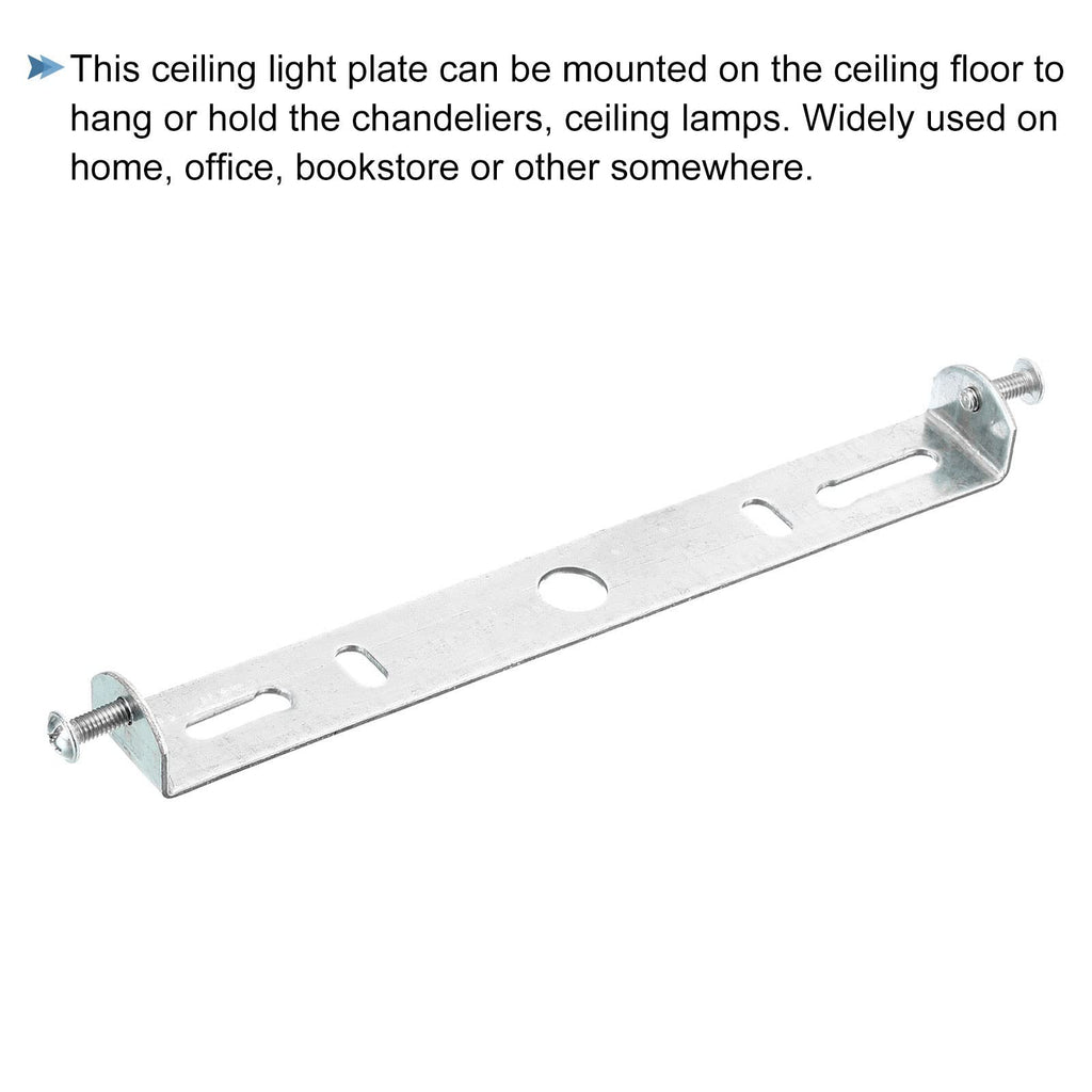 PATIKIL 155mm Ceiling Light Plate Kit, 1 Set Pendant Light Lighting Fixture Mounting Bracket Hardware for Home Office Chandelier