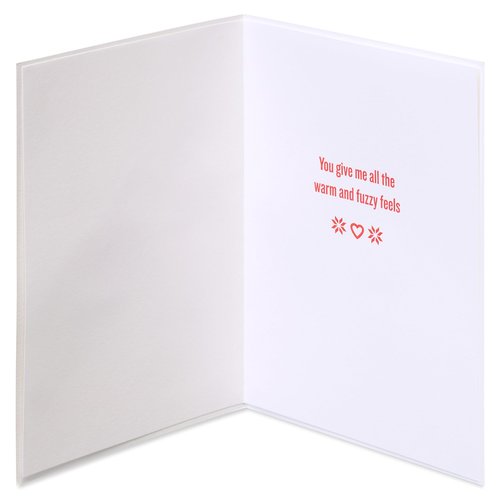 Papyrus Romantic Holiday Card for Significant Other, Perfect for Couples & Anniversary (Warm and Fuzzy Feels)
