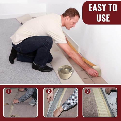 Zimpty ZY377 10in. 800-Watt Carpet Seaming Iron, Carpet Joining Tape - Super Heat Bond Seaming Red Stitch and Seaming Roller Spiked Star Grooming Carpet Pile Roller