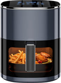 Simple Deluxe 12-In-1 Air Fryer - 6.34 Qt Digital Preset with Visible Window & Nonstick Basket