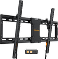 Perlegear Tilting TV Wall Mount - Fits 37-82 Inch TVs Up to 132 lbs | Low Profile Design, Max VESA 600x400mm