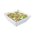 Restaurantware-180 Ounce Deep Soup Bowls, 2 Dishwashable Square Serving Bowls - Shatter-Resistant, White Melamine Salad Eating Bowl, Serve Side Dishes, Entrees, And Snacks, For Parties Or Events