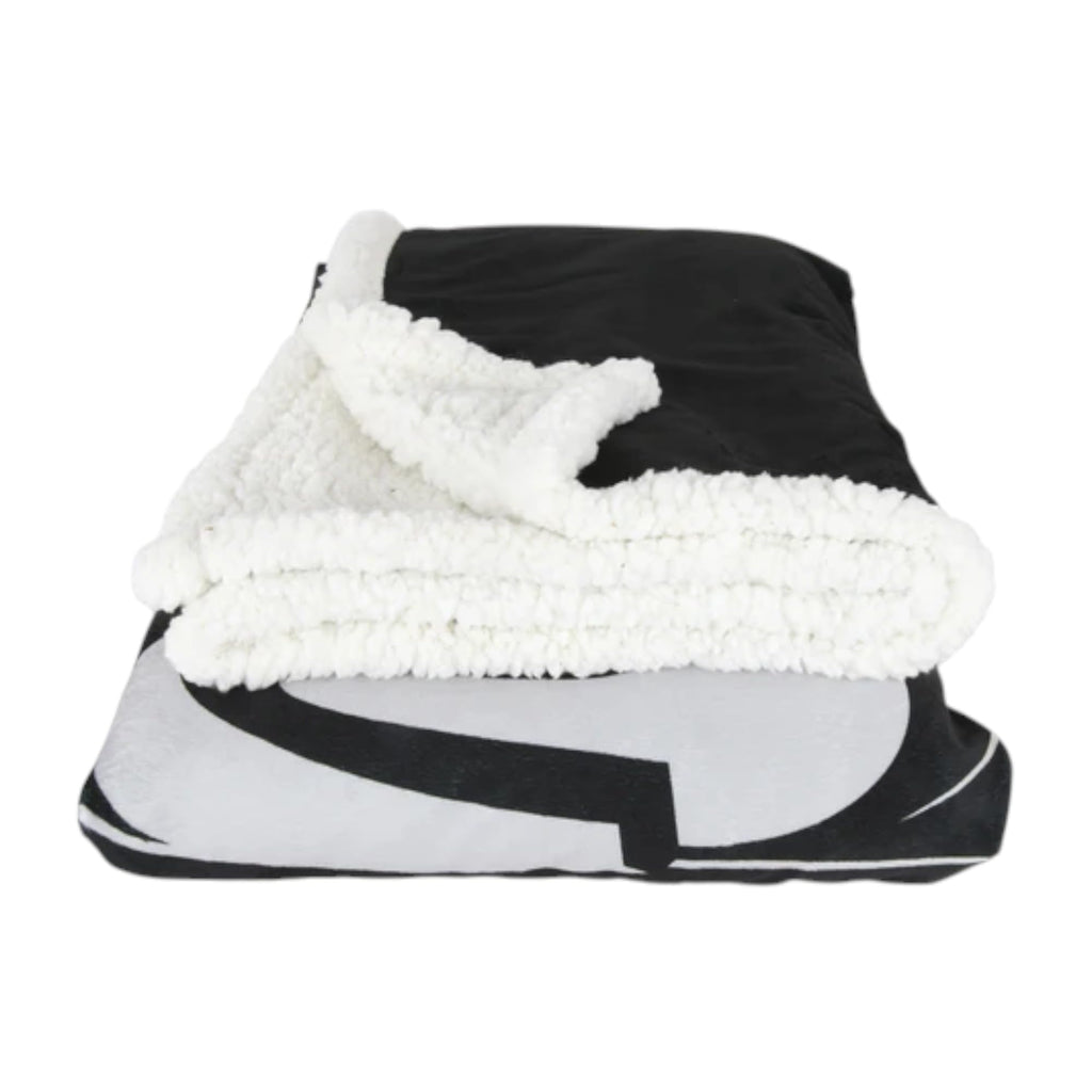 RAM Sherpa Throw Blanket - Super Soft and Warm 50" x 60" - Ideal for Winter, Christmas & All Year Comfort - Sofa Bed, Home Decor, Cozy Evenings & Gifts for Loved Ones