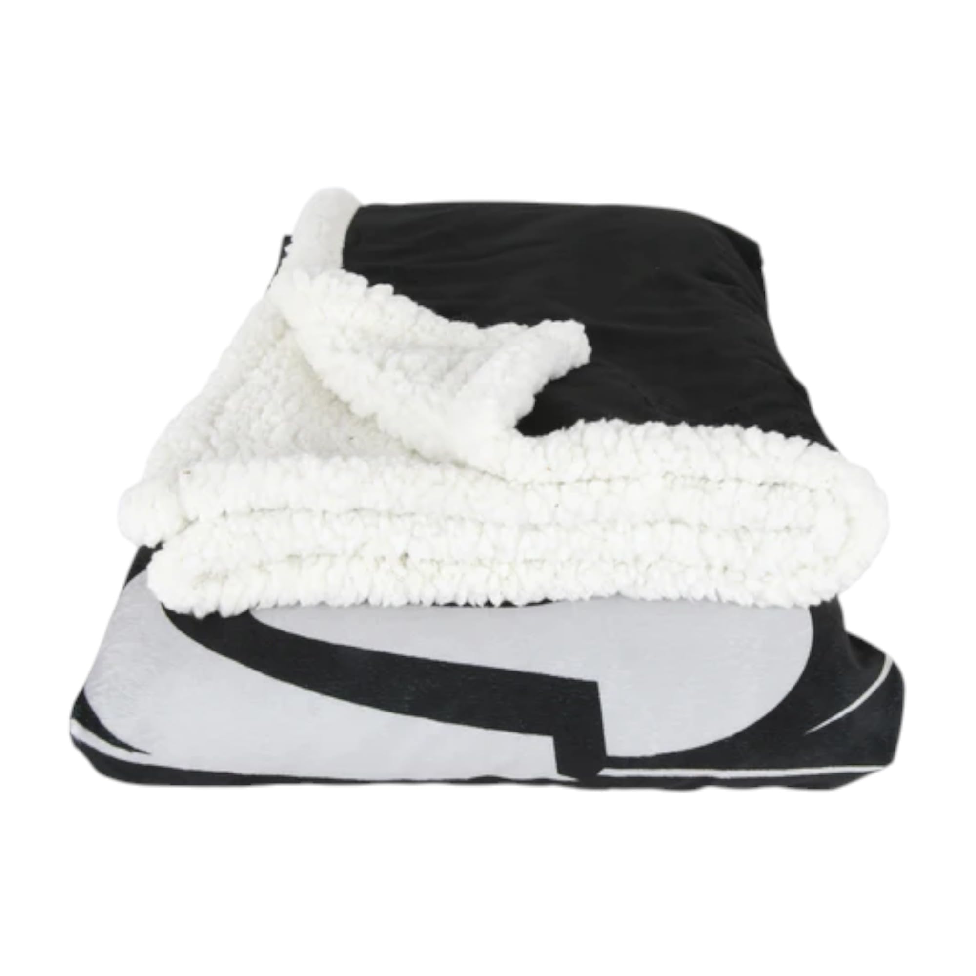RAM Sherpa Throw Blanket - Super Soft and Warm 50" x 60" - Ideal for Winter, Christmas & All Year Comfort - Sofa Bed, Home Decor, Cozy Evenings & Gifts for Loved Ones