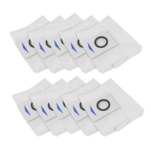 10 pack Replacement Vacuum Cleaner Filter Bags Compatible with ECOVACS DEEBOT X1 OMNI Turbo T10 T20 Robot Vacuum Cleaner…