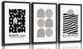COYIKC 3Pcs Black and White Christian Canvas Wall Art Minimalist Bible Prints Jesus Faith Scripture Wall Decor Pictures Modern Abstract Painting artwork for bedroom office home decoration 16x24in
