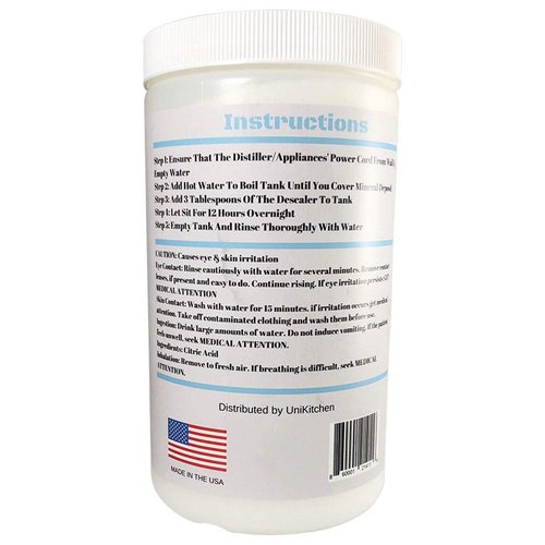 Distiller Cleaner & Descaler (2 LBS) Citric Acid - Universal Application for Waterwise, Natural & Safe – Deeply Penetrates LimeScale & Water Mineral Build-up, Compare to KleenWise
