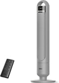 Dreo Tower Fan - 90° Oscillating Standing Fan with 3 Modes, 4 Speeds & 8H Timer - Grey