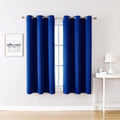 ChrisDowa Blackout Curtains - Thermal Insulated Room Darkening Panels, Royal Blue, 42W x 63L - 2 Set