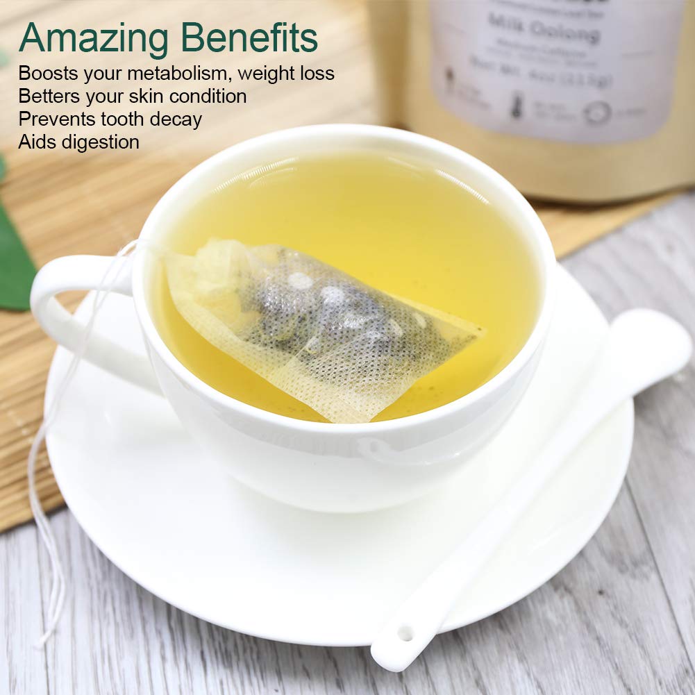 FullChea Milk Oolong Tea - Loose Leaf - Taiwan High Mountain Jin Xuan - Naturally Milky & Silky - 4oz / 113g