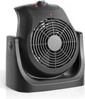 Skiennix Portable Electric Space Heater & Desk Fan - 2-in-1 Combo with 45° Tilt, 2 Speeds, 1500W Overheat Protection for Home Office