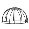 DOITOOL Black Chandelier Stand Iron Lampshade Bracket Pendant Lamp Holder E27 Compatible Ceiling Light Fixture for Home Bar Restaurant Bedroom Lighting