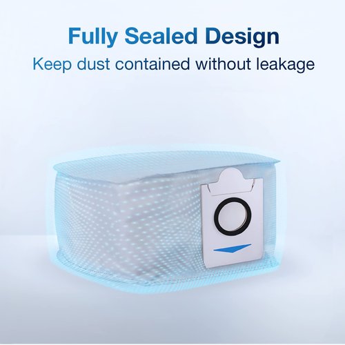 ECOVACS New Disposable Dust Bag for DEEBOT T20 Omni, X1 Omni and T10 Omni Robot Vacuum and Mop Cleaner