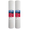 20 Micron 20 Inch x 4.5 Inch | 2-Pack Melt Blown Polypropylene Whole House Sediment Cartridge | Compatible with Pentek DGD-7525-20, Hydronix SDC-45-2020 | Made in the USA, US Water Filters