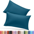 Utopia Bedding Queen Pillow Cases - Soft Brushed Microfiber - 2 Pack, Denim Blue, 20 x 30 Inches