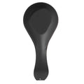 OGGI Stainless Steel Spoon Rest- Long Handle Holds Kitchen Utensils in Place, Great Spoon Rest for Counter, Stove Top, or Coffee Station; Kitchen Accessories, Utensil Rest, Black