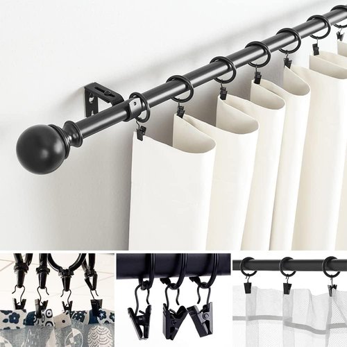 Metal Curtain Clips by [Brand Name] - 100 Pack for Party Decor, Photo Hanging & Crafts | Black