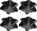 Dimeho Taco Salad Bowl Maker - Non-Stick Carbon Steel Tortilla Shell Molds | 4 Pack for Home Cooking