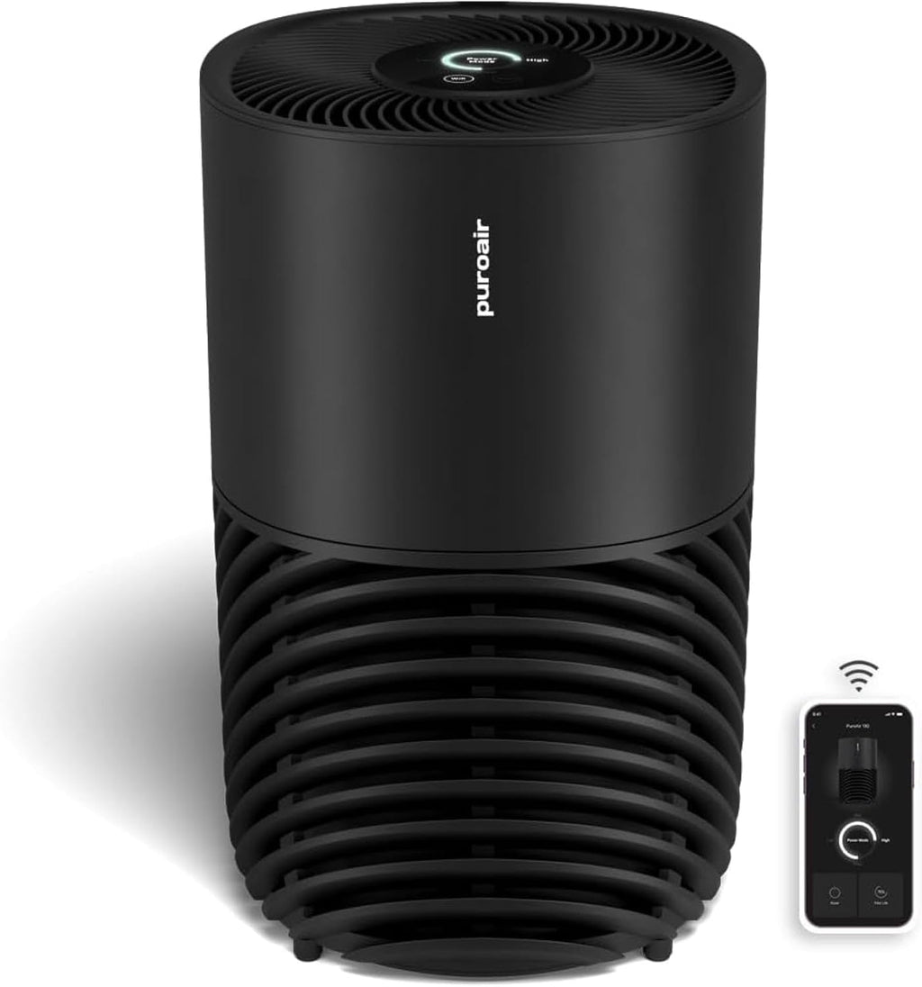 PuroAir 130 HEPA Air Purifier for Home & Pets - Filters 99.9% of Pollutants | Covers 600 Sq Ft