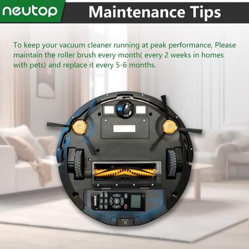 neutop Brush Rollers Replacement Compatible with Ecovacs Deebot N79S N79 DN622 DN622.11 DN622.31 N79W N79se and Deebot 500 DC3G Robotic Vacuum Cleaners, 3-Pack.