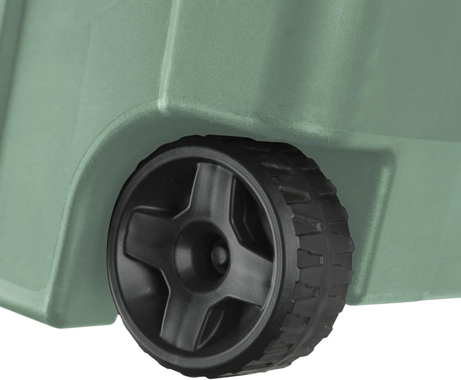 40 Gallon Storage Bin by [Brand Name] - Tough Wheeled Industrial Tote | Stackable Plastic Container, Green Sage - 2 Pack